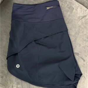 Lululemon speed up mid-rise short 4” size 10 true navy